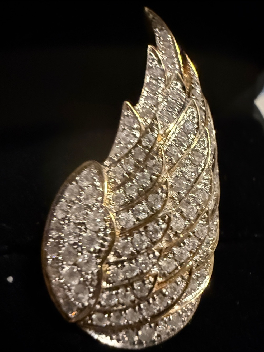14K Yellow Gold Diamond Ring Size 7 Never Worn 1CT
